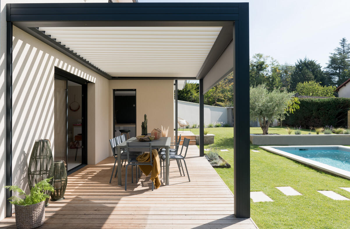 Pergola lames orientables