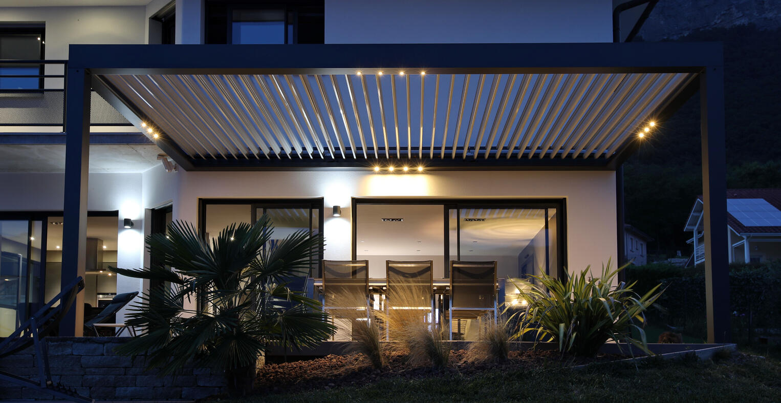 Pergola lames orientables